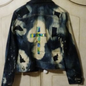 Lucky Brand bleach washed Denim Jacket